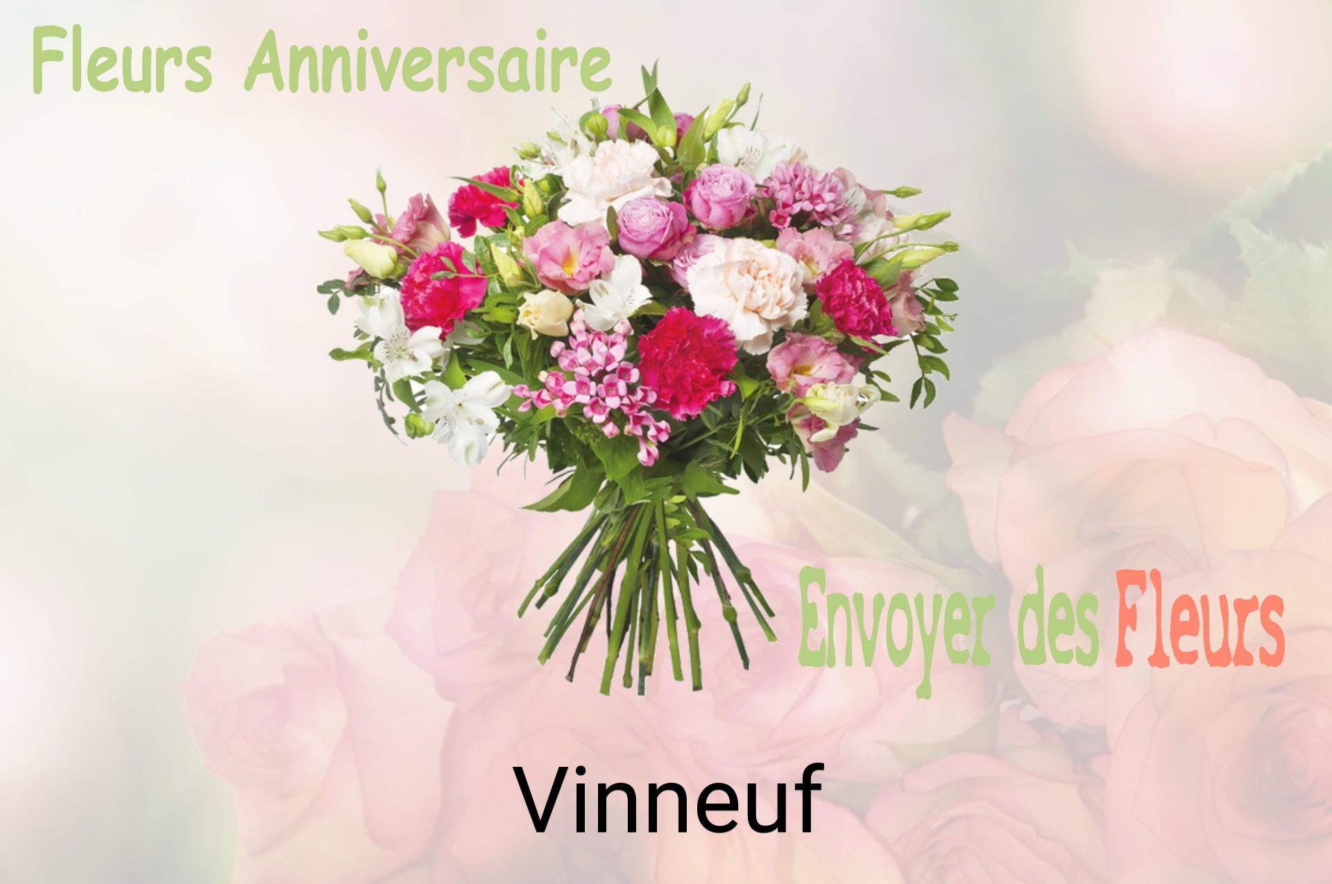Bouquet de fleurs d’anniversaire livré à Vinneuf
